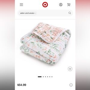 Aden and Anais 100% cotton Toddler/Baby Blanket